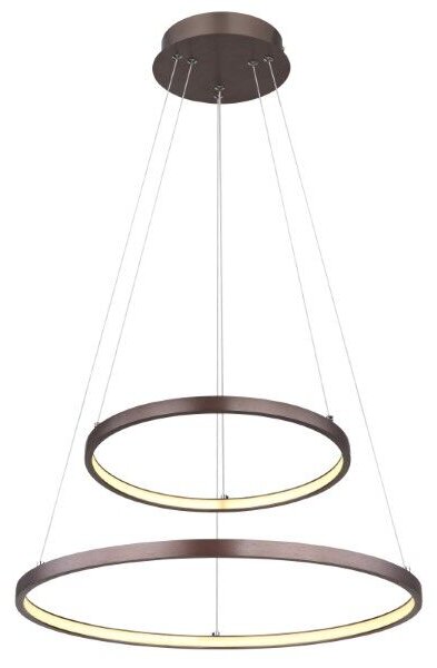 GLOBO 67192-42BR RALPH závesné svietidlo D510mm LED 42W/1500lm 3000K kávová