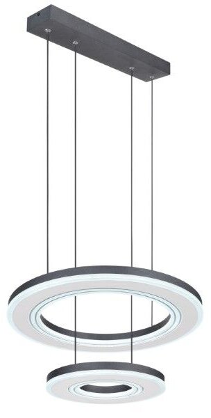GLOBO 67191-50 BLASIUS závesné svietidlo D500mm LED 50W/1800lm 2700-6000K čierna, diaľkový ovládač