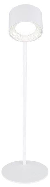 GLOBO 58436W JORJE dotyková stolná lampička V350mm LED 4,5W/120lm 3000+4000+5000K biela USB kábel, nabíjateľná batéria