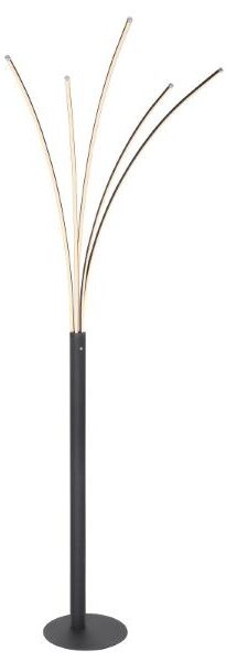 GLOBO 59229B BIZZY stojacia lampa V1870mm LED 36W/910lm 3000K matná čierna