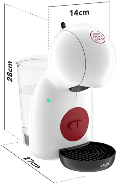 Nescafé Dolce Gusto Piccolo XS kapsulový kávovar, biely KRUPS KP1A3110