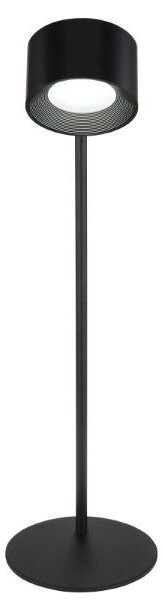 GLOBO 58436B JORJE dotyková stolná lampička V350mm LED 4,5W/120lm 3000+4000+5000K čierna USB kábel, nabíjateľná batéria