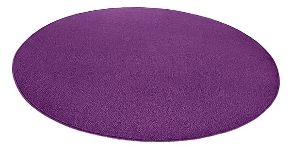 Tmavofialový okrúhly koberec ø 133 cm Fancy – Hanse Home