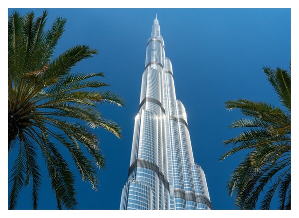 Sklenený obraz - Burj Khalifa (70x50 cm)