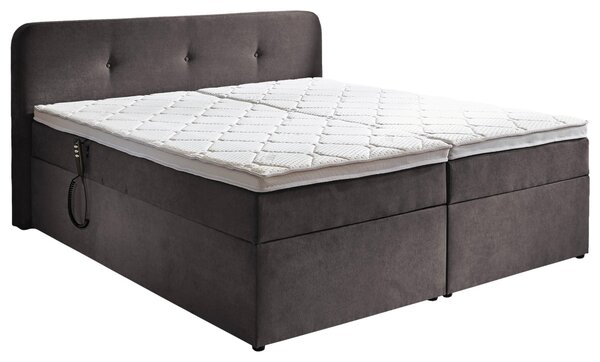 BOXSPRINGOVÁ POSTEĽ, 180/200 cm, sivá Carryhome - Online Only spálne, Online Only