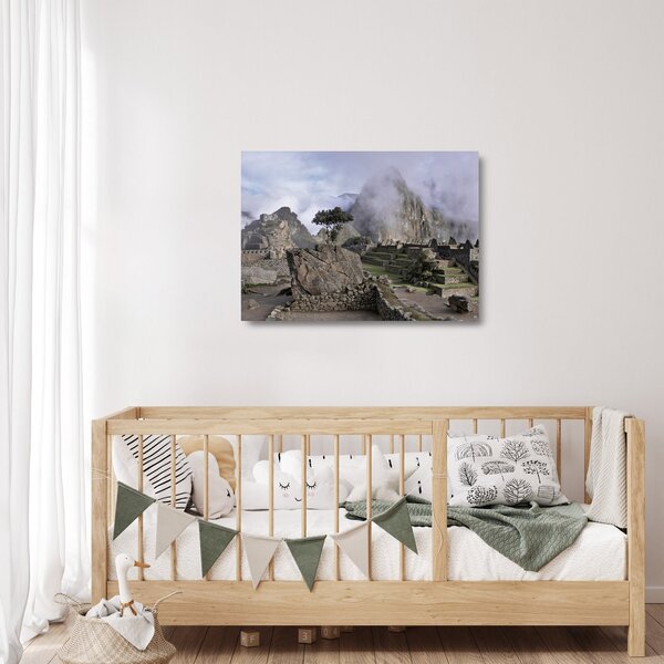 Sklenený obraz - Machu Picchu (70x50 cm)