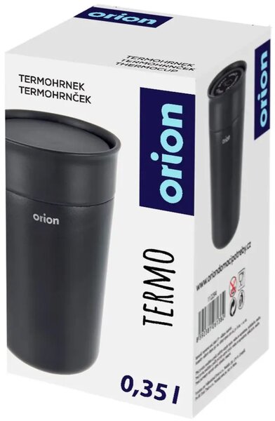 Termo termohrnček 0,35 l, čierny ORION 112294
