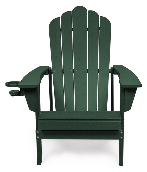 Zelené plastové záhradné kreslo Adirondack – Selection