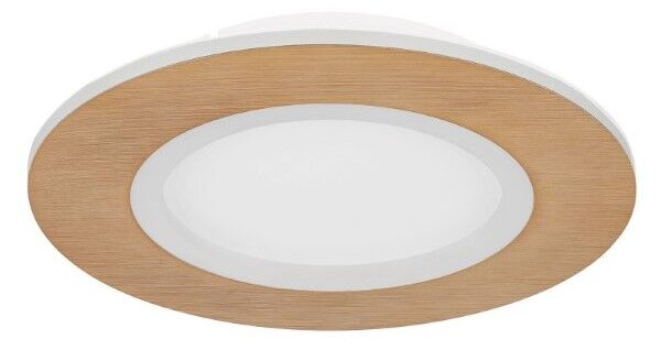 GLOBO 41767R CLAY stropné svietidlo D300mm LED 23,4W/1370lm 2700-6500K biela, imitácia dreva