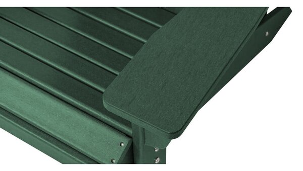 Zelené plastové záhradné kreslo Adirondack – Selection