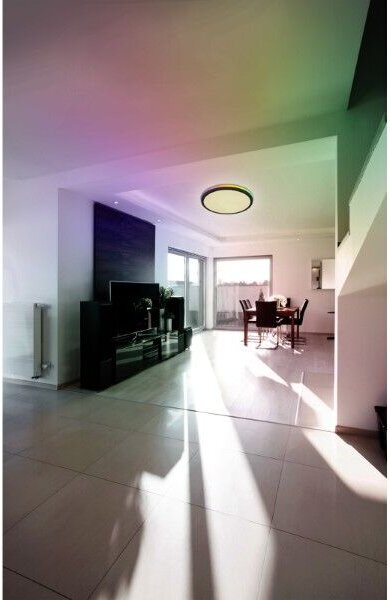 GLOBO 41391-40R JAXXI stropné svietidlo D450mm LED 40W/2000lm 2700-6500K matná čierna, diaľkový ovládač