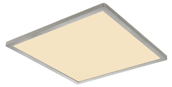 GLOBO 41563-24N SAPANA stropné svietidlo LED 24W/2300lm 3000K IP44 matný nikel, biela