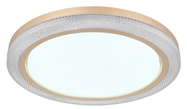GLOBO 41372-24 BOLLY stropné svietidlo D505mm LED 20W/1100lm 2700-6500K biela, zlatá, diaľkový ovládač
