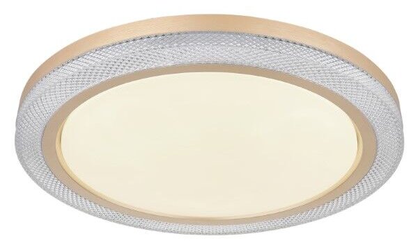 GLOBO 41372-24 BOLLY stropné svietidlo D505mm LED 20W/1100lm 2700-6500K biela, zlatá, diaľkový ovládač