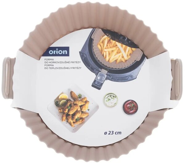 Forma na pečenie do teplovzdušnej fritézy Ø 23 cm, silikón, béžová ORION 154417