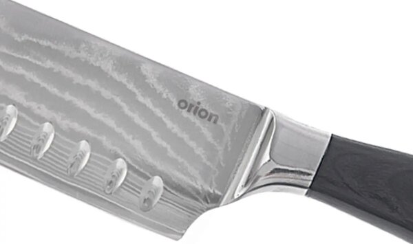 Kuchynský nôž santoku 18,5 cm, damašková oceľ ORION 831176