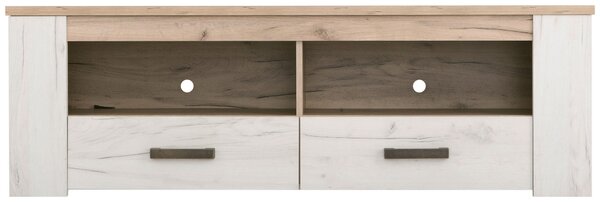 TV DIEL, farba duba, farba strieborného duba, 151,5/49,5/43,5 cm Ti'me - TV nábytok