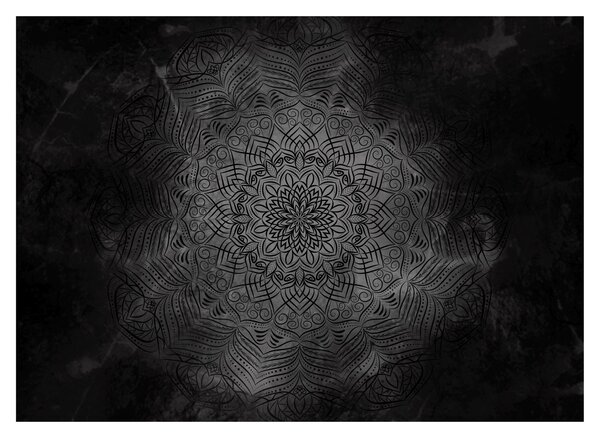 Sklenený obraz - Mystická mandala (70x50 cm)