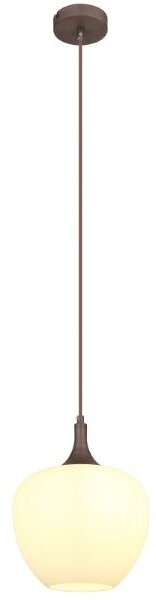 GLOBO 15548HC MAXY závesné svietidlo D240mm 1xE27 kávová, biela