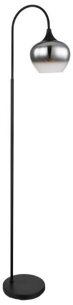 GLOBO 15548S MAXY stojacia lampa V1500mm 1xE27 matná čierna, dymová
