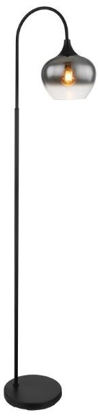 GLOBO 15548S MAXY stojacia lampa V1500mm 1xE27 matná čierna, dymová