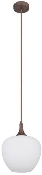 GLOBO 15548HC MAXY závesné svietidlo D240mm 1xE27 kávová, biela