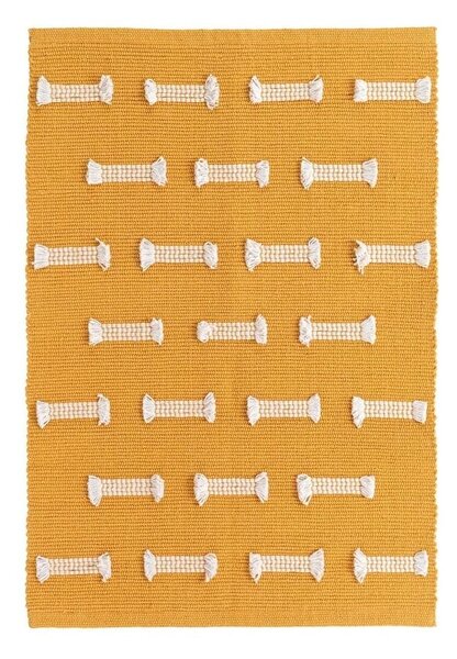 Okrovožltý prateľný koberec 50x80 cm Juline – douceur d'intérieur