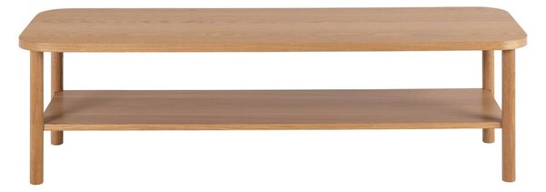 Konferenčný stolík v dekore duba v prírodnej farbe 50x150 cm Banbury – Actona