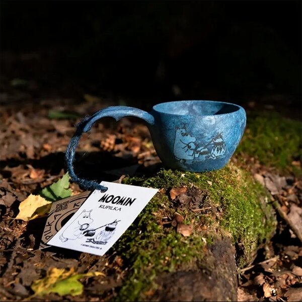 Kupilka Hrnček kuksa Kupilka Moomin 0,12l, modrý