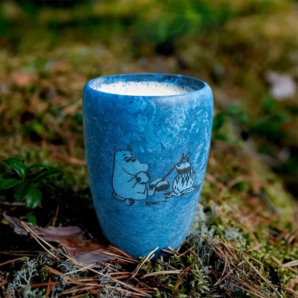 Kupilka Hrnček kuksa Kupilka Moomin 0,3l, modrý