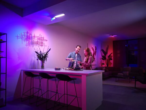 Philips HUE White and color ambiance 8720169318373 Centris stropné svietidlo LED/2-spot LED 11W + 2xGU10 4,2W 2000-6500K+RGB biela