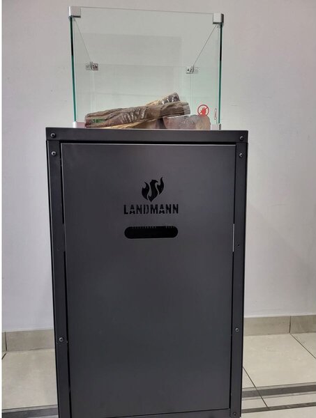 Plynový terasový krb s lávovými kameňmi LANDMANN 04334