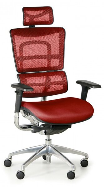 Multifunkčná Kancelárska stolička WINSTON SAB, červená