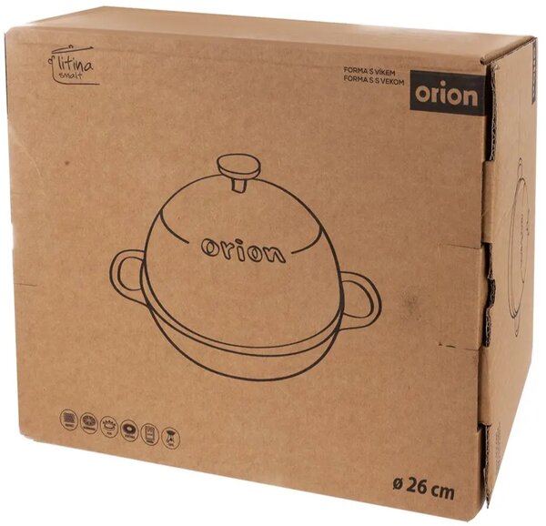 Litina Smalt Pekáč s pokrievkou Ø 26 cm ORION 120075