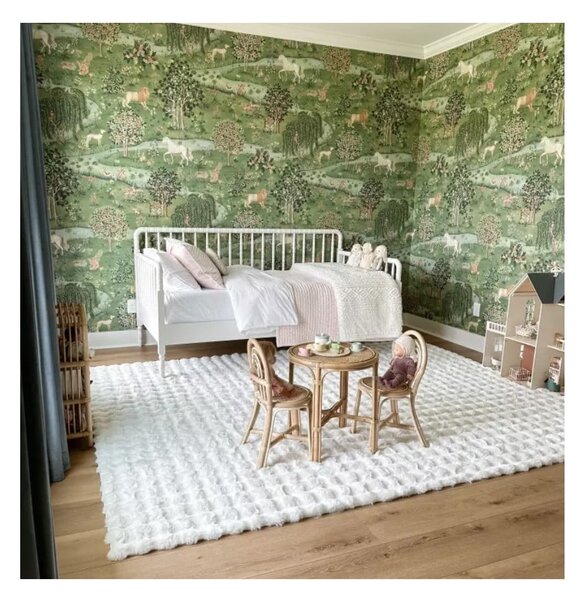 Biely prateľný koberec 150x230 cm Bubble White – Mila Home