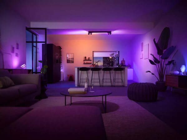 Philips HUE White and color ambiance 8720169318557 Centris stropné svietidlo LED/4-spot LED 40W + 4xGU10 4,2W 2000-6500K+RGB čierna