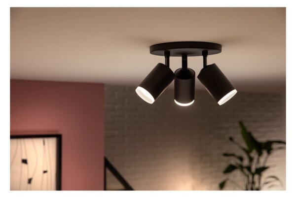 Philips Hue White and color ambiance 8720169319332 Fugato spot 3xGU10 4,2W 2000-6500+RGB čierna