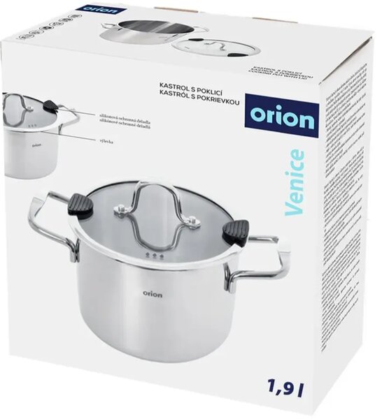Venice kastról s pokrievkou 1,9 l, nerezový ORION 113371