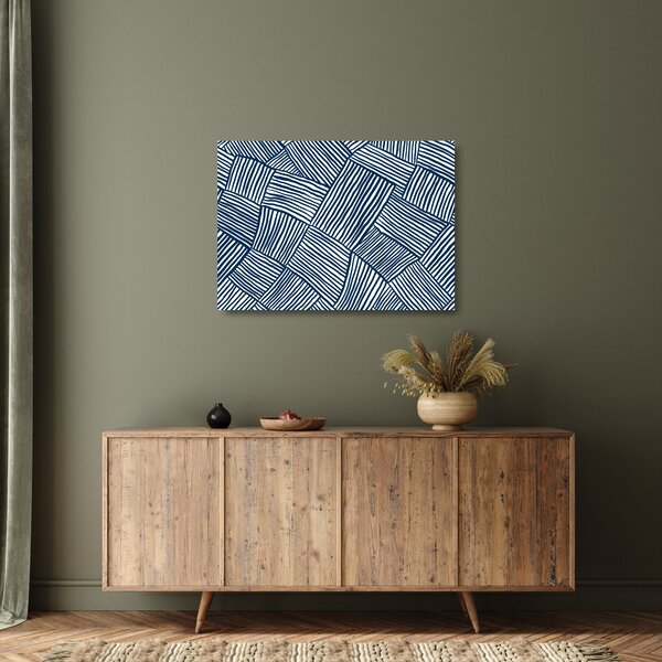 Sklenený obraz - 3D línia (70x50 cm)