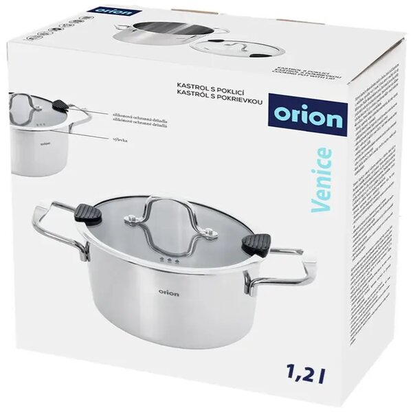 Venice kastról s pokrievkou 1,2 l, nerezový ORION 113370