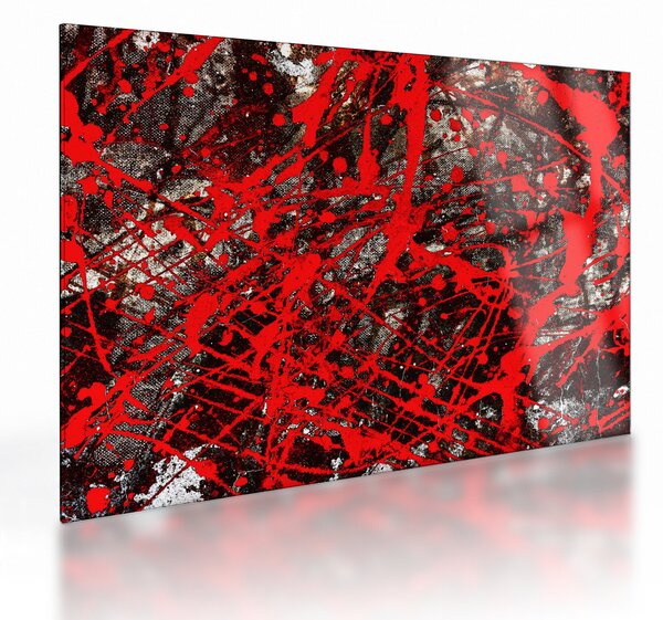 Sklenený obraz - Expresívne abstrakcie (70x50 cm)