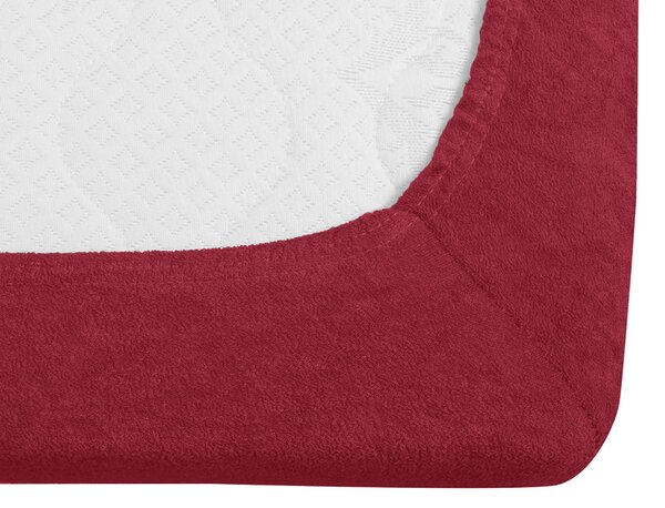 Froté plachta EXCLUSIVE vínová 90x200 cm