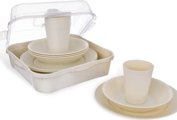 Jedálenská súprava na piknik 13 ks, plastová ORION 128371