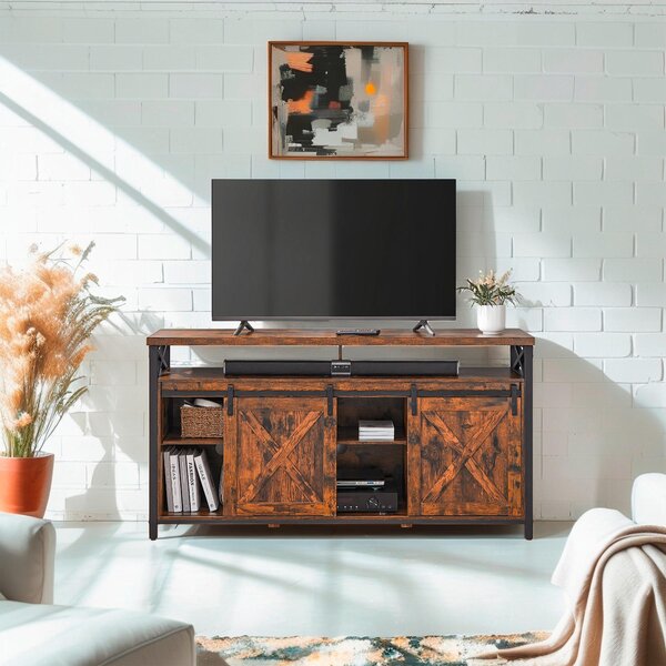 TV DIEL, čierna, tmavohnedá, 147/76/40 cm MID.YOU - Online Only drobný nábytok, Online Only