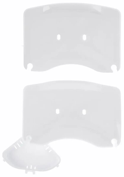 Shelf Nastaviteľná stolička s poličkou, biela ORION 810926