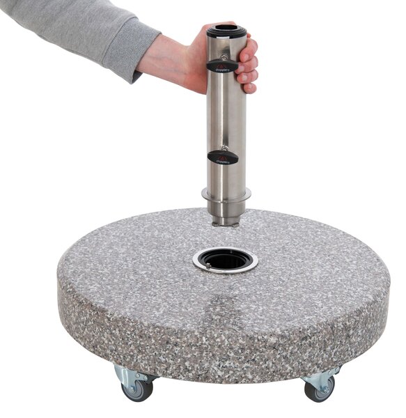 Doppler Expert 70kg CLICK-IT - pojazdný žulový stojan na slnečník