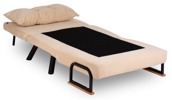 Hanah Home Rozkladacie kreslo Sando 60 cm krémové