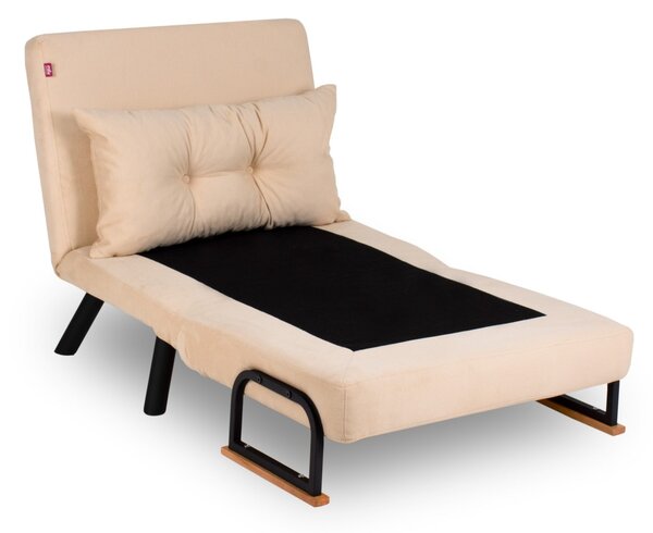 Hanah Home Rozkladacie kreslo Sando 60 cm krémové