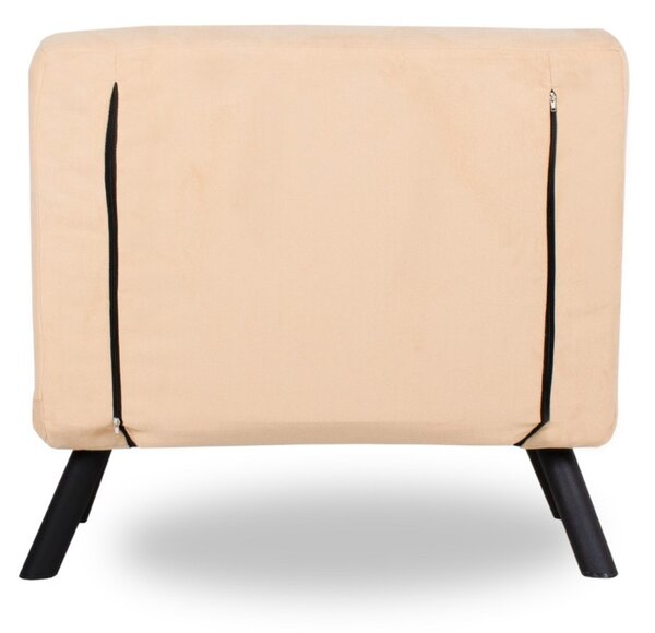 Hanah Home Rozkladacie kreslo Sando 60 cm krémové
