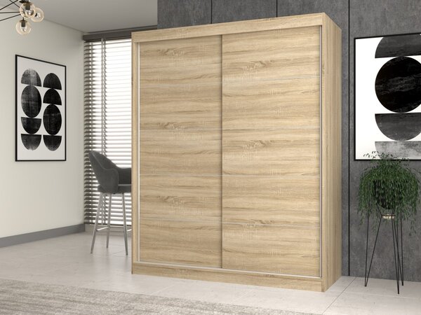 TP Living Šatníková skriňa IGA I 160 cm dub sonoma